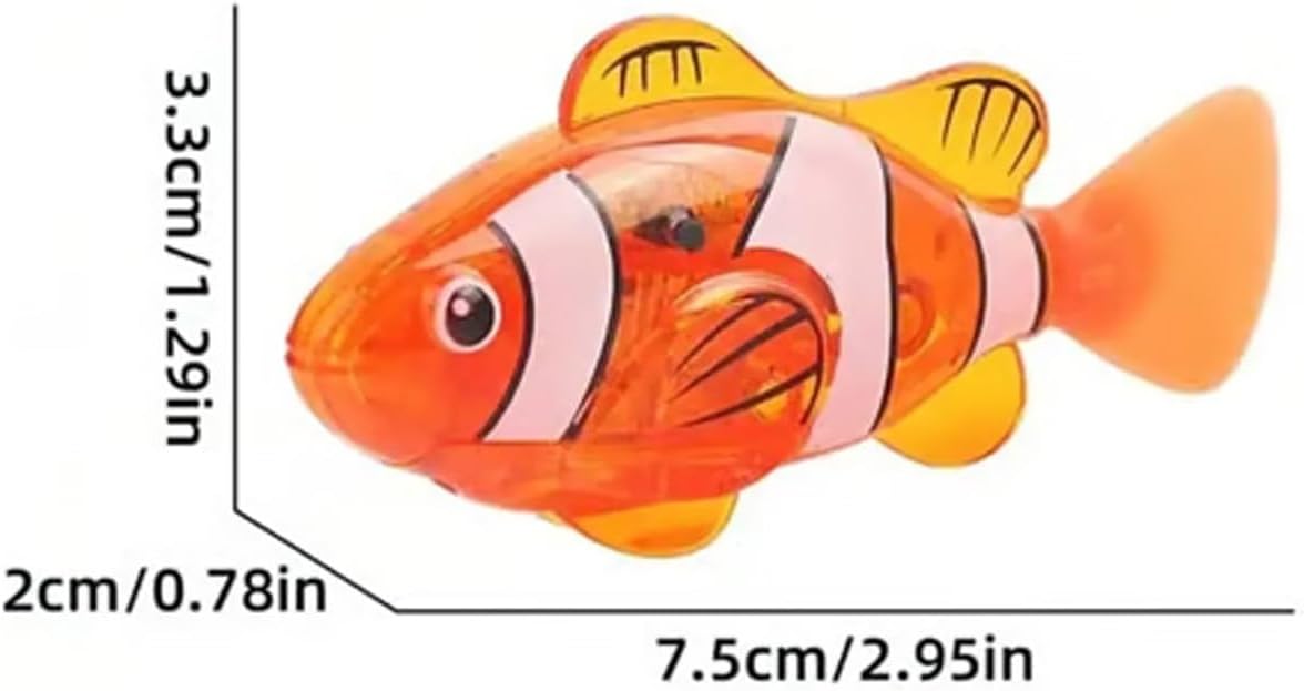 Cartliv™ AquaGlow Magic Fish – Water-Activated LED Swimming Toy (8PCS)