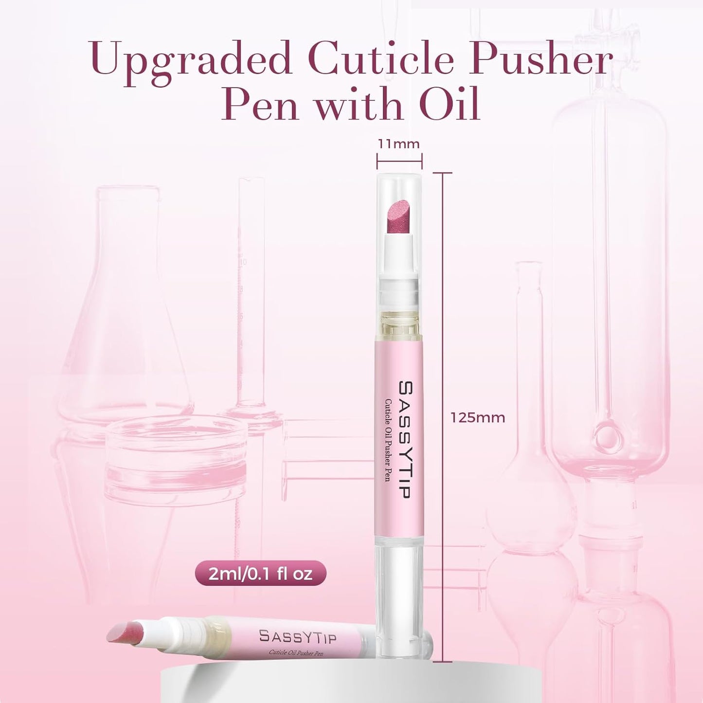 Cuticle Oil Pen And Pusher (2 Pcs)