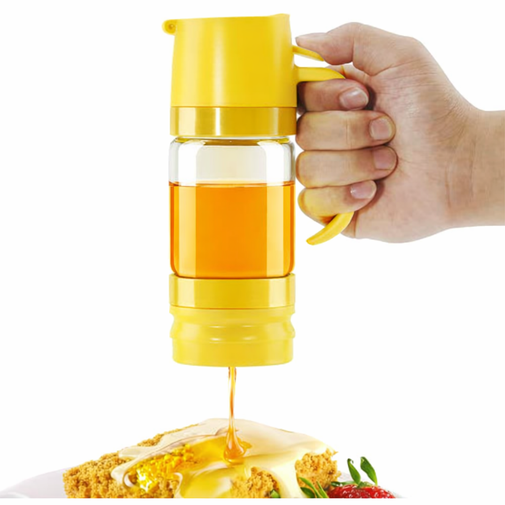 Glass Honey Dispenser Pot