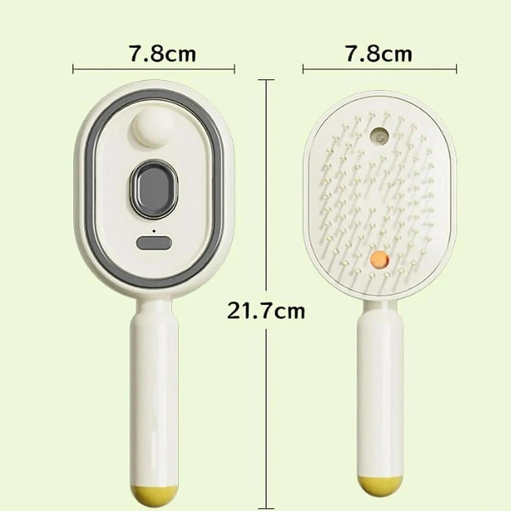 Cartliv™ Rechargeable Hair Straightener Brush with Detangling Comb