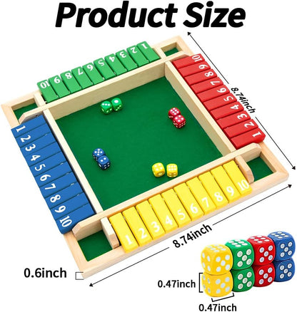 Shut the Box Classic Dice Game