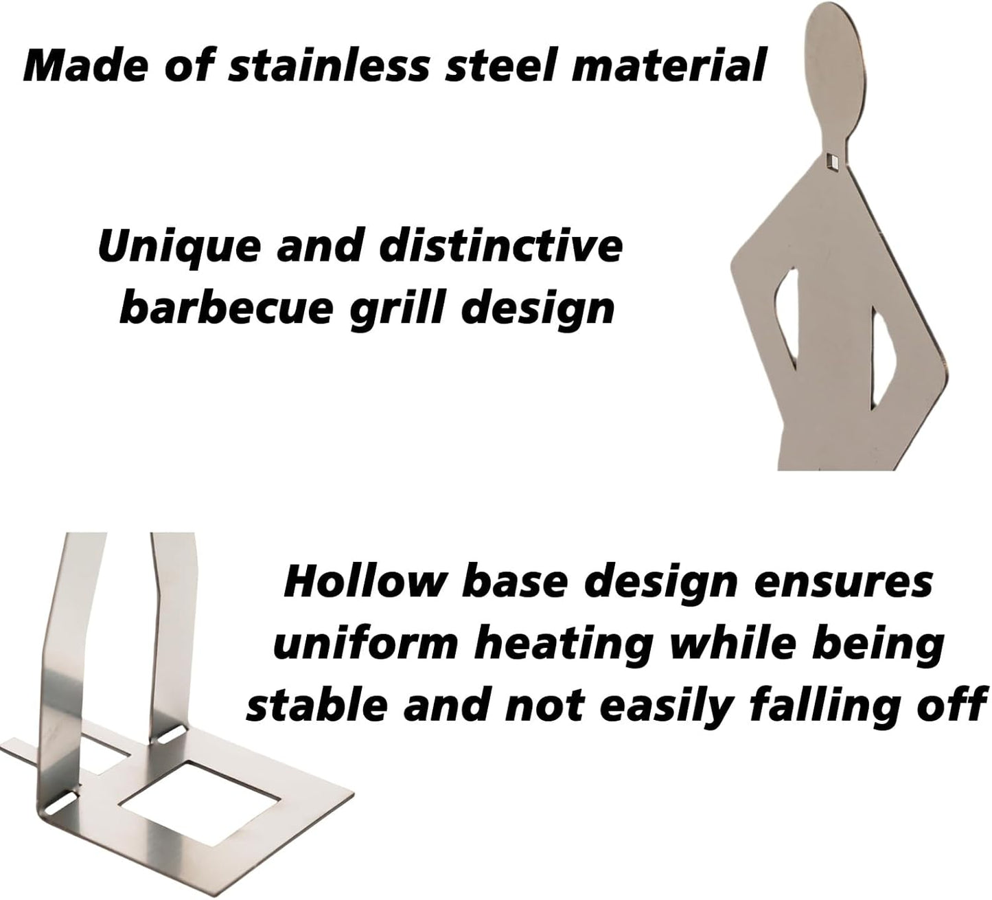 Standing Man BBQ Sausage Holder-2 pcs Combo