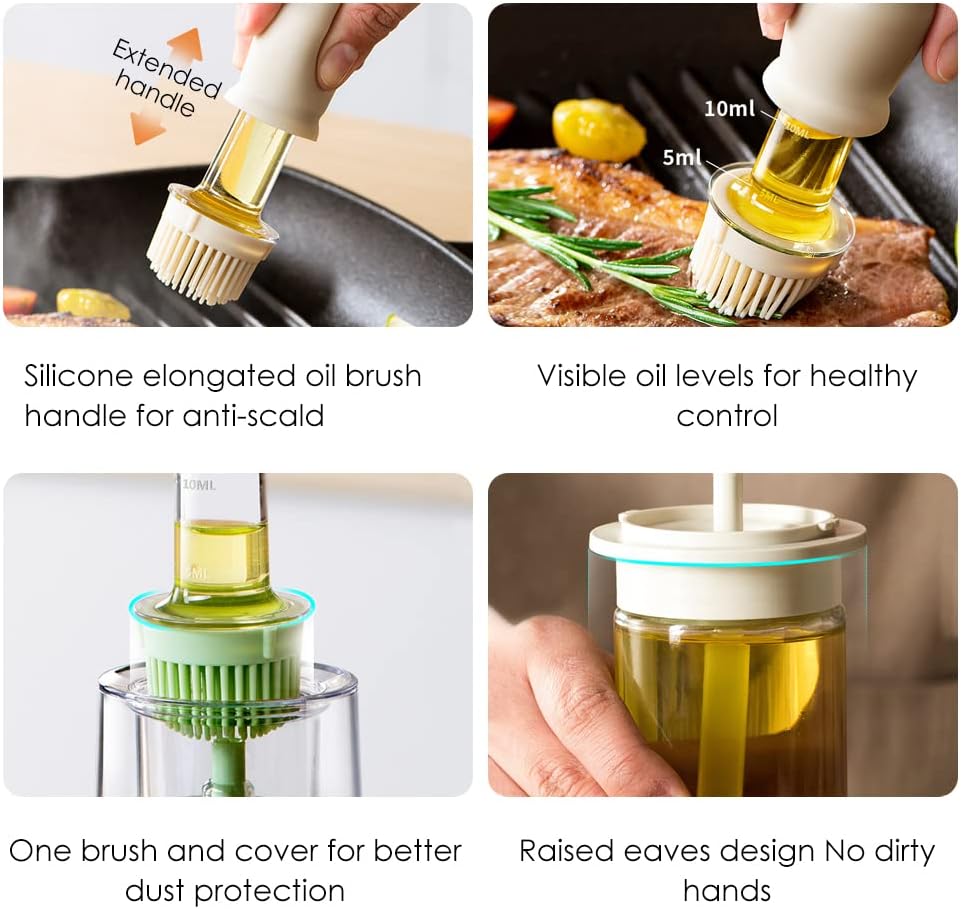 Cartliv™ 2-in-1 Oil Dispenser with Brush-2 Piece Combo