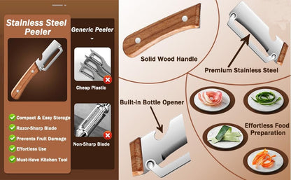 Cartliv™Premium Stainless Steel Vegetable  Peeler Pro