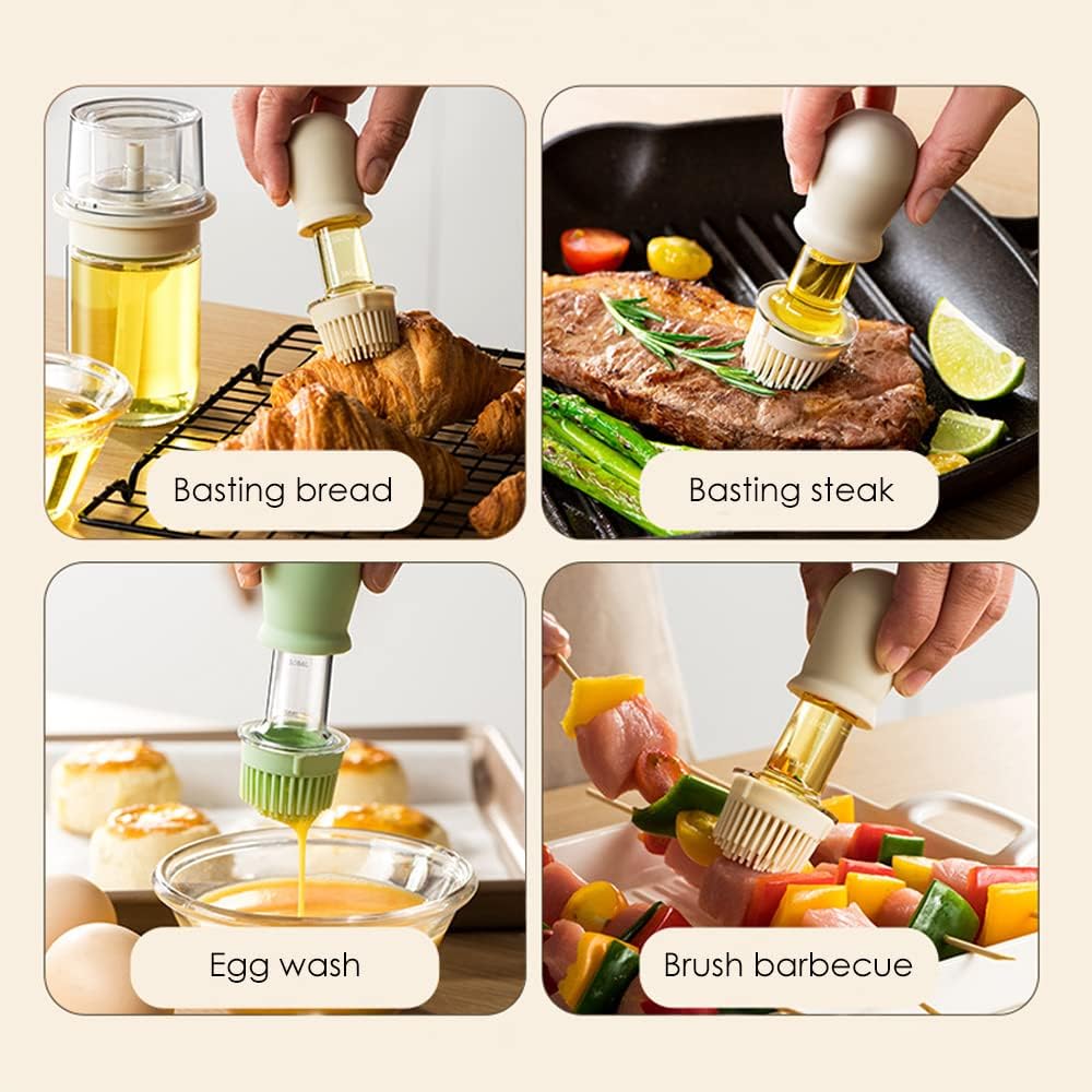 Cartliv™ 2-in-1 Oil Dispenser with Brush-2 Piece Combo