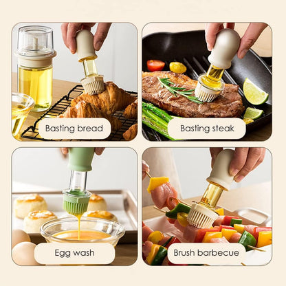 Cartliv™ 2-in-1 Oil Dispenser with Brush-2 Piece Combo