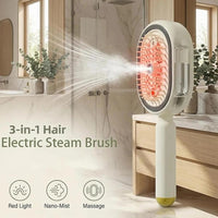 Cartliv™ Rechargeable Hair Straightener Brush with Detangling Comb