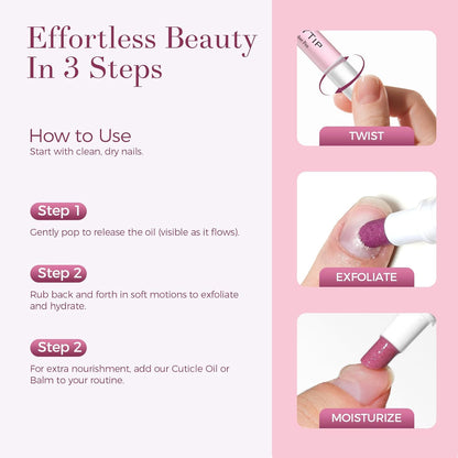 Cuticle Oil Pen And Pusher (2 Pcs)