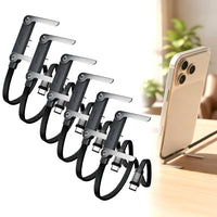 240W Ultra-Fast Charging Cable with Built-In Phone Stand-Type C for Iphone And Samsung