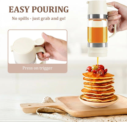 Glass Honey Dispenser Pot
