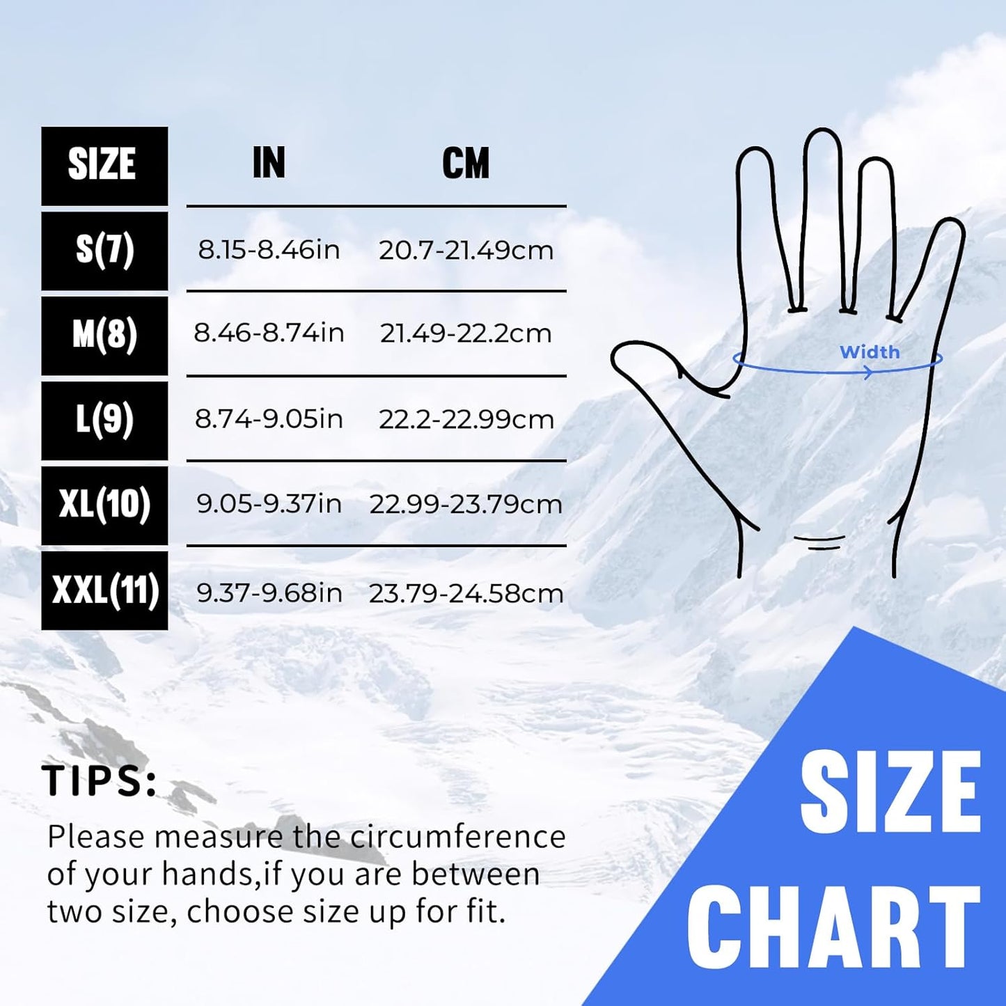 Premium Waterproof Winter Work Gloves