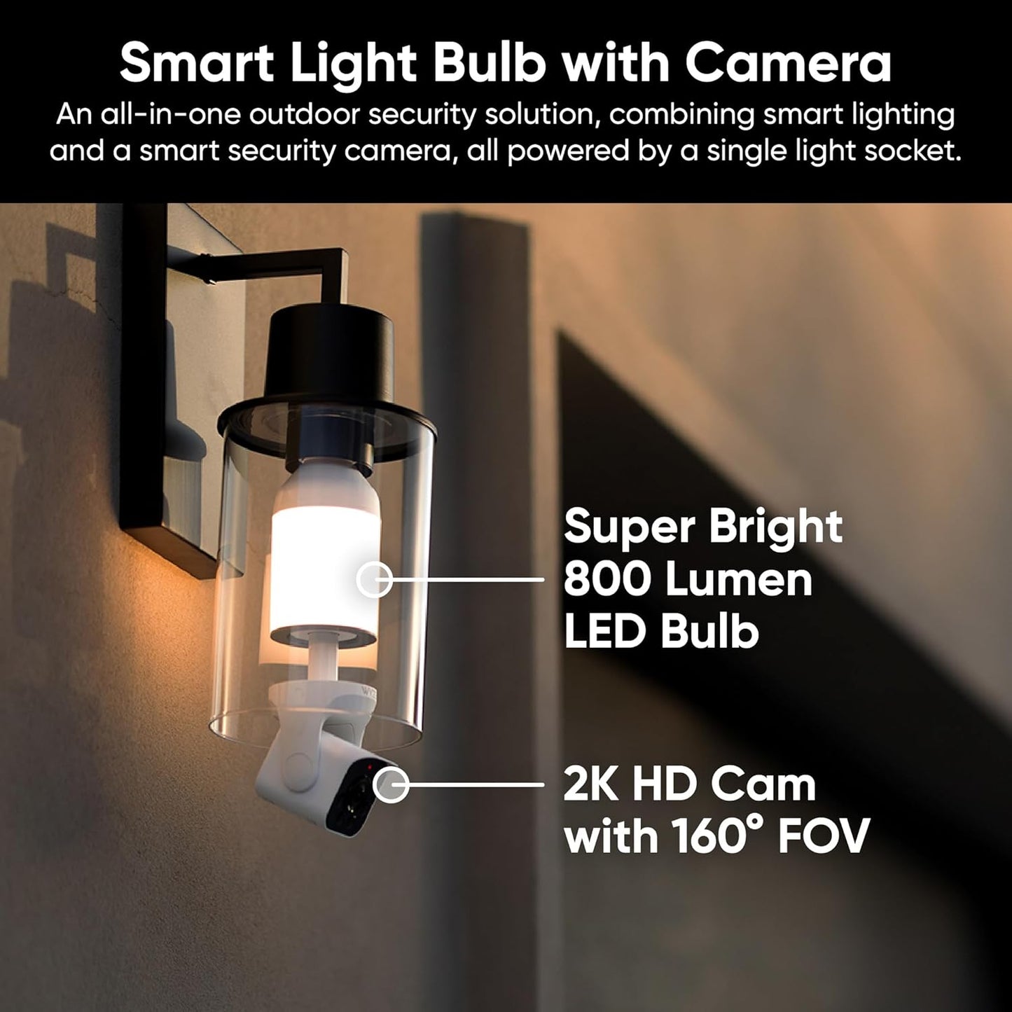 Out Door Bulb with Camera