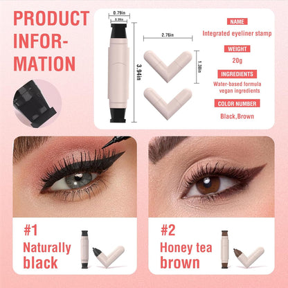 Winged Eyeliner Stamp Set