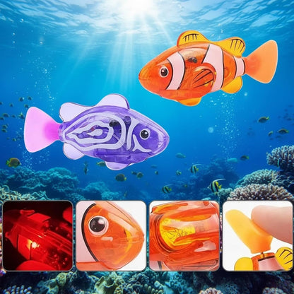 Cartliv™ AquaGlow Magic Fish – Water-Activated LED Swimming Toy (8PCS)