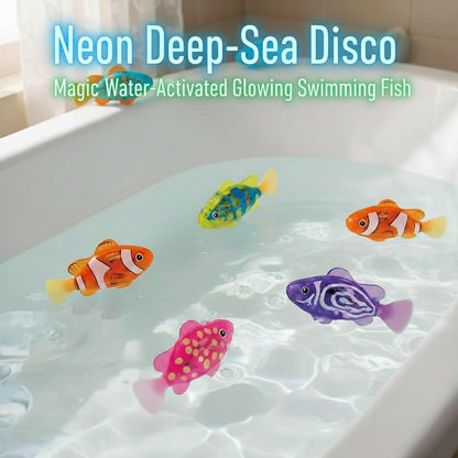 Cartliv™ AquaGlow Magic Fish – Water-Activated LED Swimming Toy (8PCS)