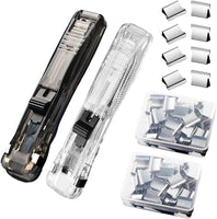 Cartliv™Reusable Handheld Push Stapler- 2 Pcs Combo  With 100 Clips
