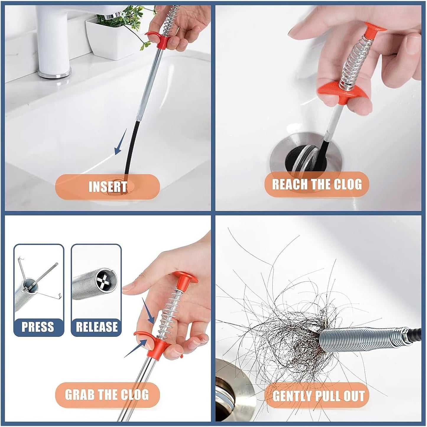 Effortless cleanup starts with the flexible grabber