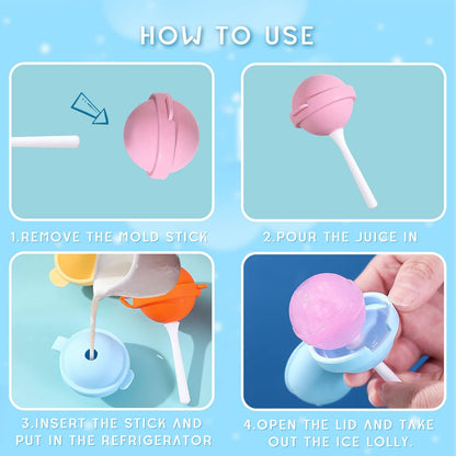 Cartliv™ Silicone Lollipop Ice Cream Maker(5 pcs)