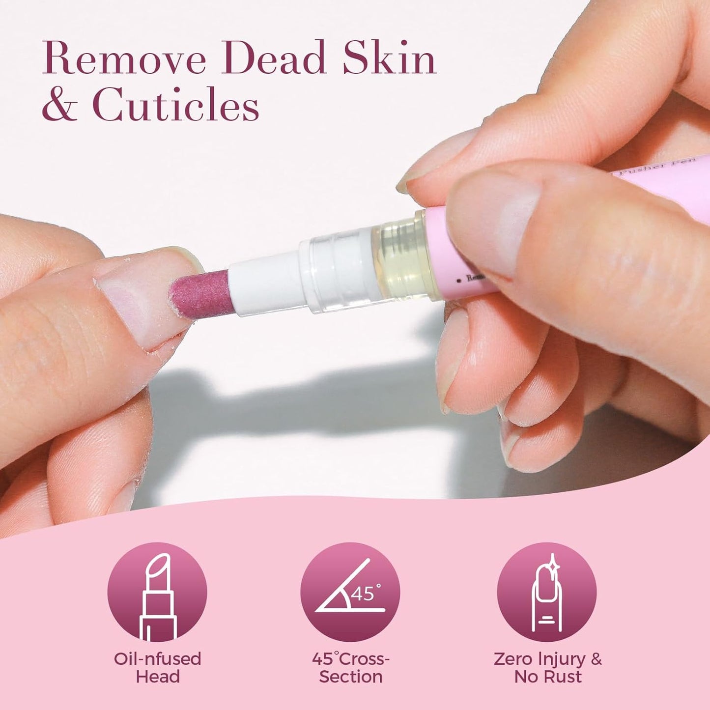 Cuticle Oil Pen And Pusher (2 Pcs)