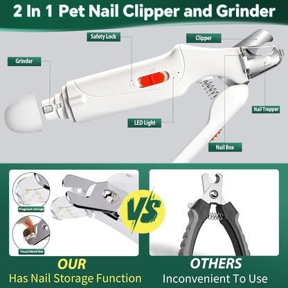 Led Light Grooming Clipper