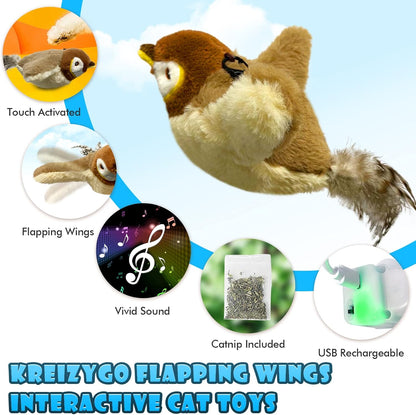 FlappyChase Interactive Cat Toy