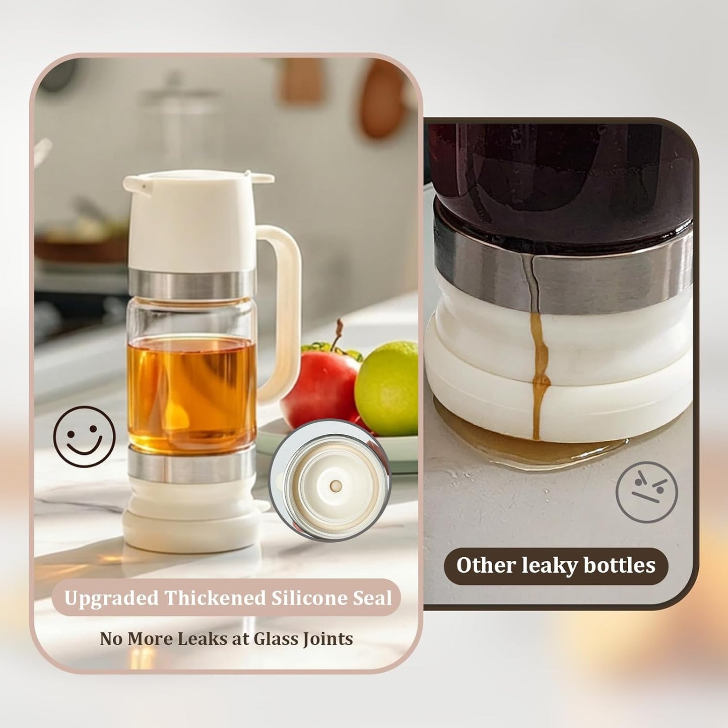 Glass Honey Dispenser Pot