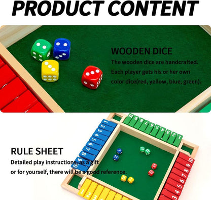 Shut the Box Classic Dice Game