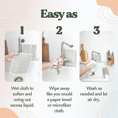 Eco-Friendly Swedish Dishcloths 5 Pack