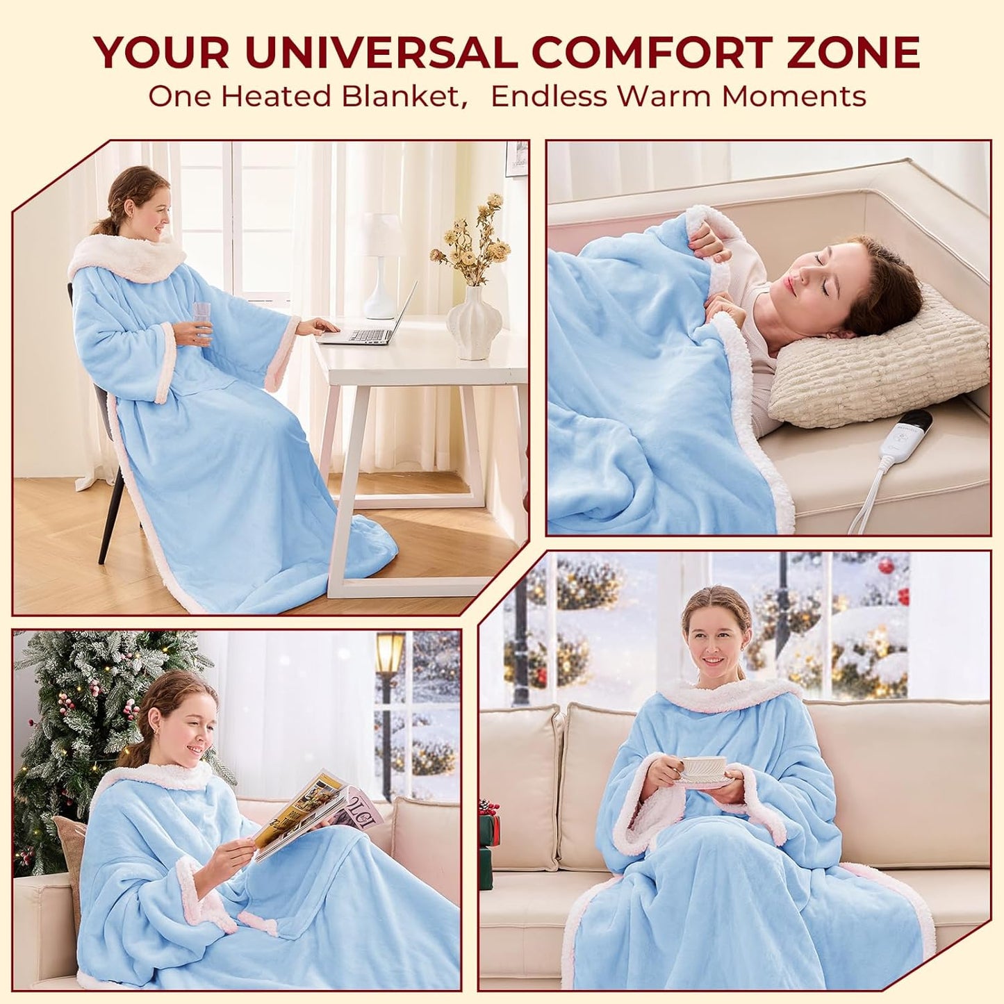 CozyWear Heated Blanket