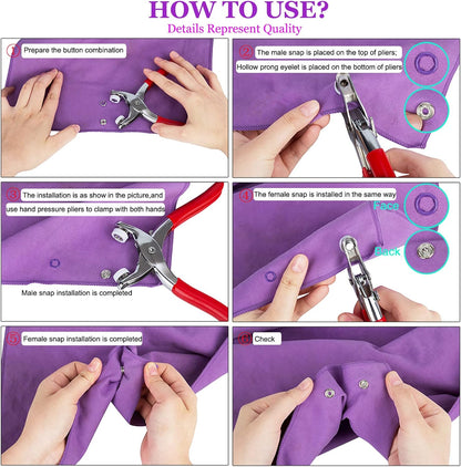 Versatile Metal Snap Kit