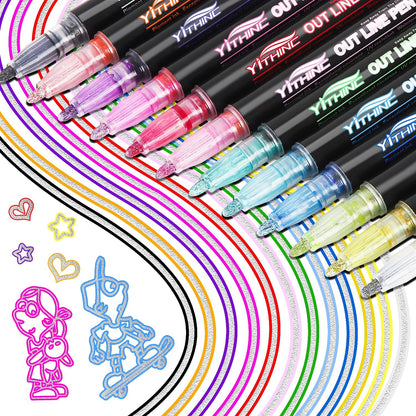 Glitter Shimmer Gel Pens Set