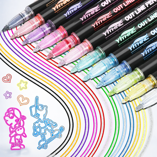 Glitter Shimmer Gel Pens Set