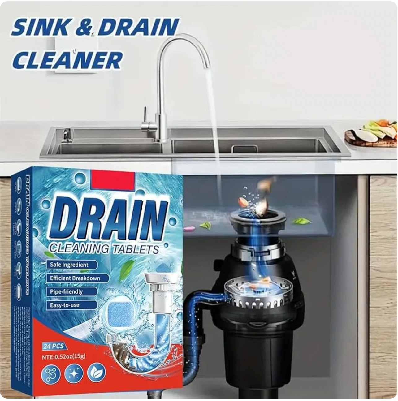Cartliv™ Premium Drain Cleaner Tablets