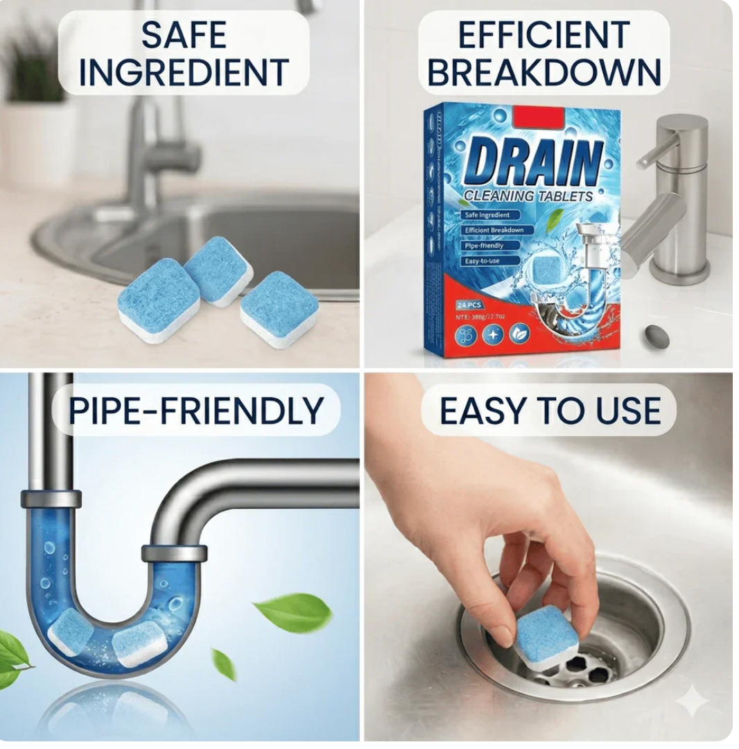 Cartliv™ Premium Drain Cleaner Tablets