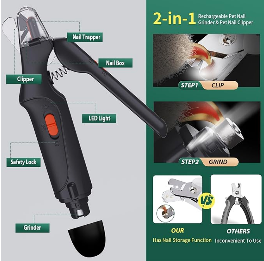 Led Light Grooming Clipper