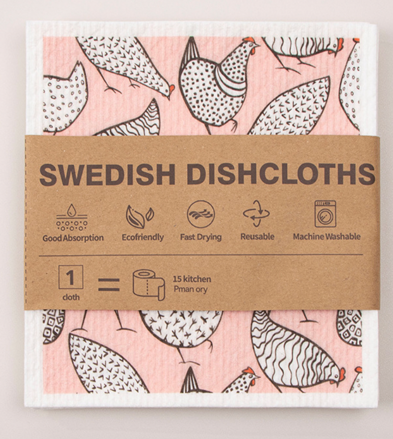 Eco-Friendly Swedish Dishcloths 5 Pack