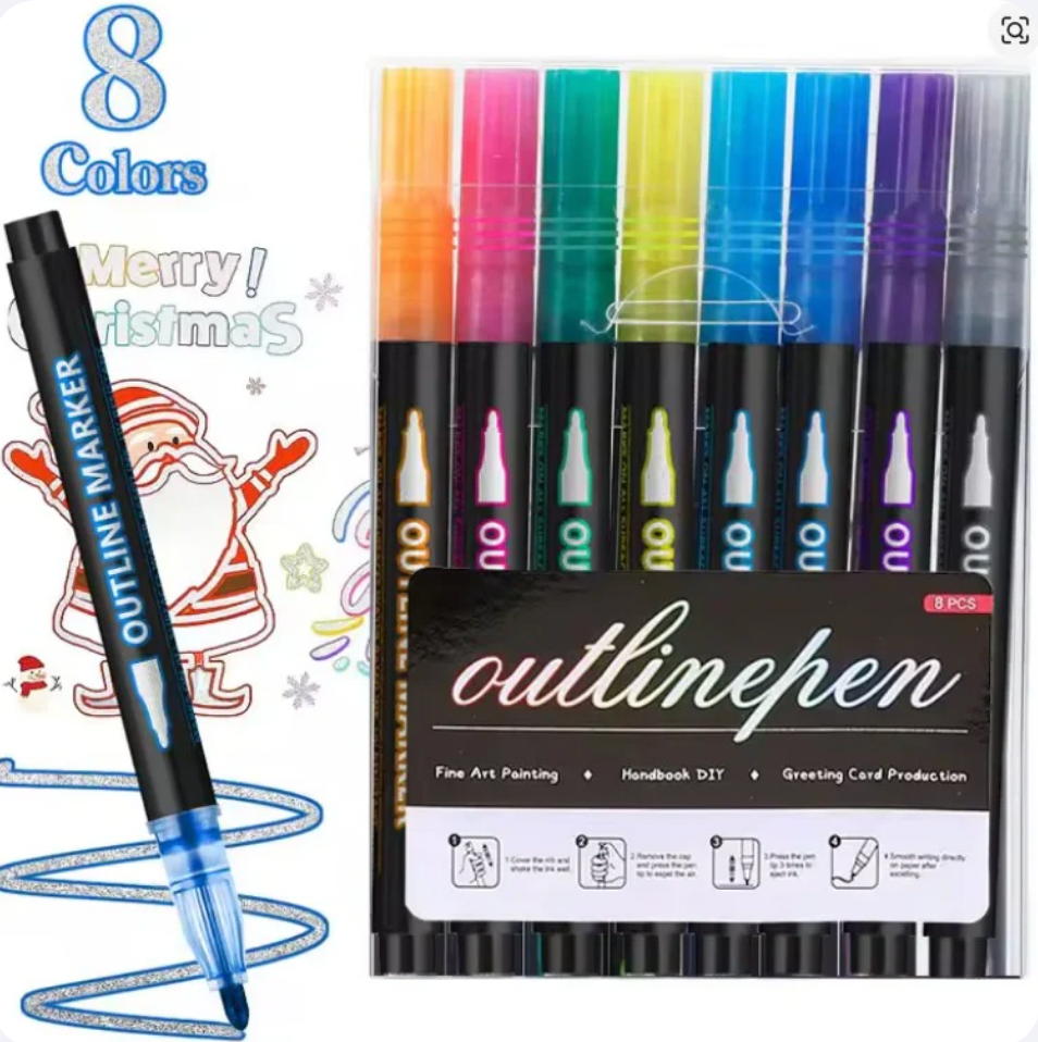 Glitter Shimmer Gel Pens Set