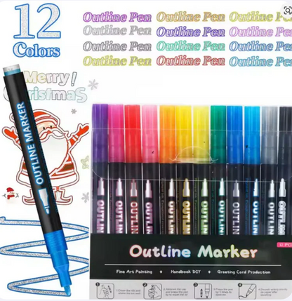 Glitter Shimmer Gel Pens Set