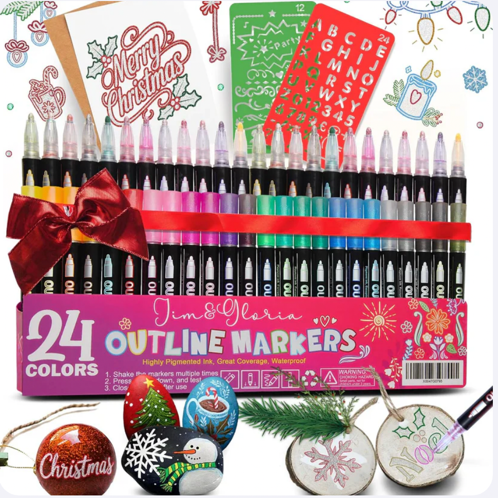 Glitter Shimmer Gel Pens Set