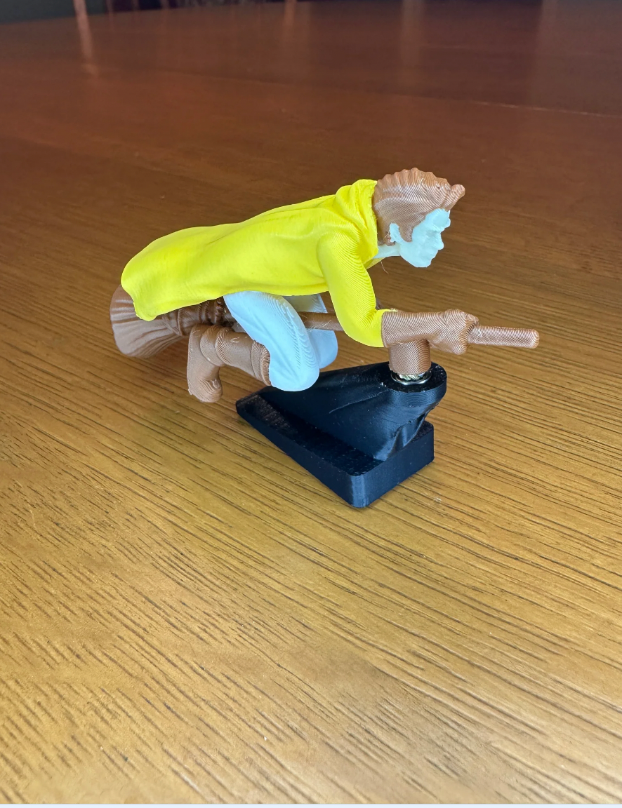 Premium Magical Broomstick Dashboard Ornament – Sorcery Car Decor