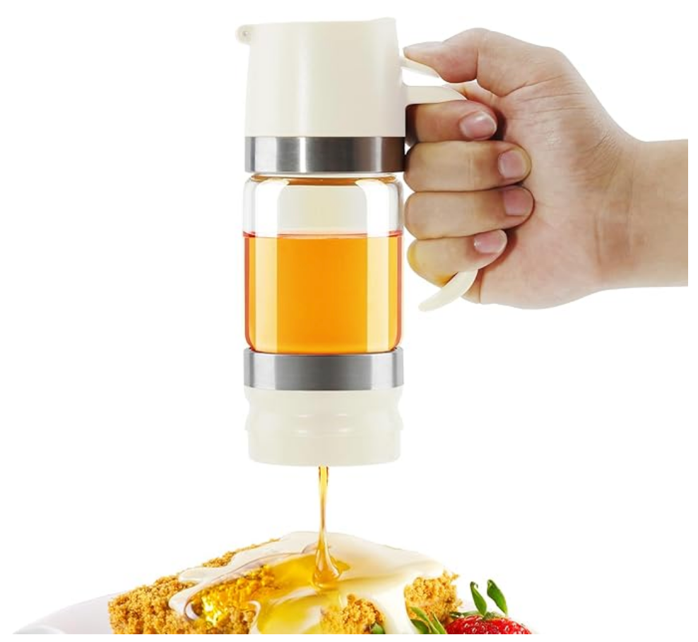Glass Honey Dispenser Pot