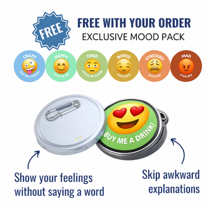 MemoPin - Mood Badge